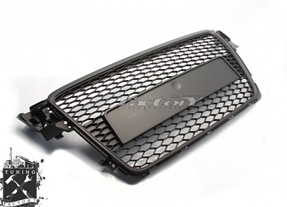 Решетка радиатора для Audi A4 B8, черная