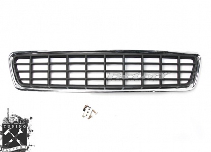 Решетка радиатора для Volvo S40, черная с хромом