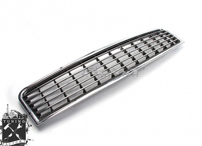 Решетка радиатора для Audi A4 B6, черный хром
