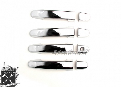 Накладки на ручки дверей для Toyota RAV4, хромированные