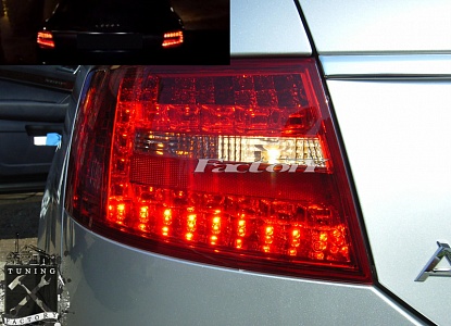 Фонари светодиодные для Audi A6 С6, красные