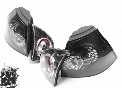 Фонари светодиодные для Volkswagen Golf 5, черные