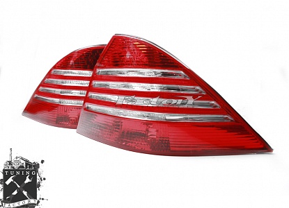 Фонари светодиодные для Mercedes-Benz W220, красные