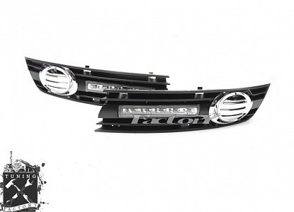 Ходовые огни для Audi A4 B6, с заглушками в бампер Type2