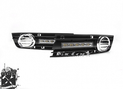 Ходовые огни для Audi A4 B6, с заглушками в бампер Type2