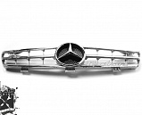 Решетка радиатора для Mercedes-Benz W219, с эмблемой, серебро