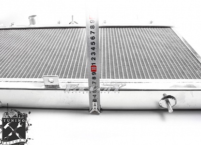 Алюминиевый радиатор для Mitsubishi Lancer EVO 4-6, 40мм