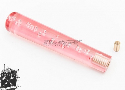 Ручка КПП Crystal Shift Knob pink 22cm