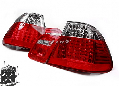 Фонари светодиодные для BMW E46, красные