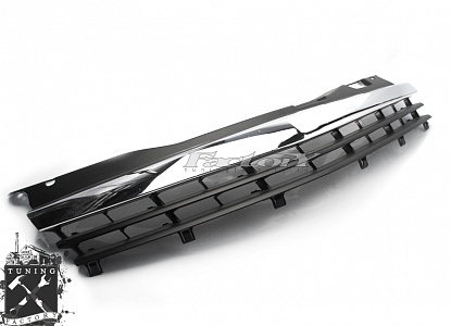 Решетка радиатора для Opel Astra H GTC (A04), черная/ хром