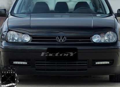 Ходовые огни для Volkswagen Golf 4, с заглушками в бампер