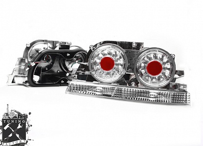 Фонари светодиодные для Nissan Slyline R33, хром