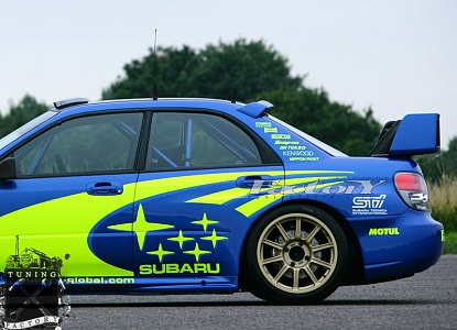 Спойлер WRC для Subaru Impreza GDB, пластиковый