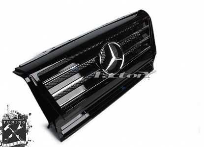 Решетка радиатора для Mercedes-Benz W463, черная