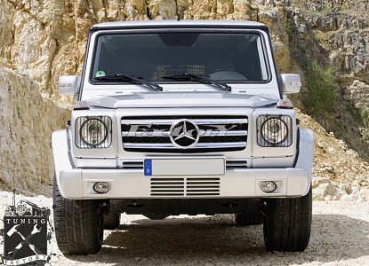 Защита фар для Mercedes-Benz W463, хром