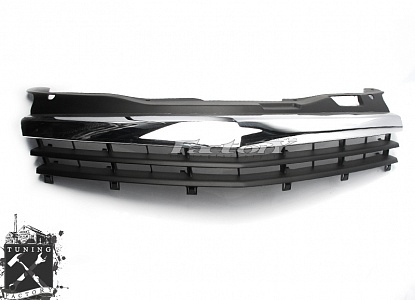 Решетка радиатора для Opel Astra H GTC (A04), черная/ хром