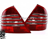 Фонари для Mercedes-Benz W220, красные/ тонированные