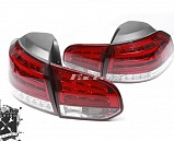 Фонари светодиодные для Volkswagen Golf 6, красные