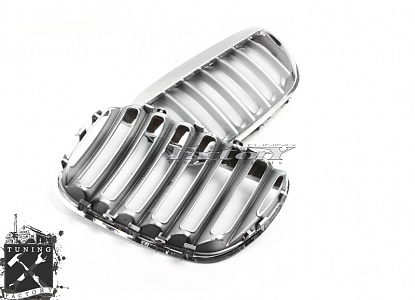 Решетка радиатора для BMW E53, хром- серебро