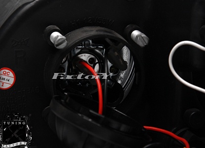 Фары с "angel eyes" для Ford Focus 2, черные