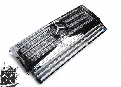 Решетка радиатора для Mercedes-Benz W463, хром