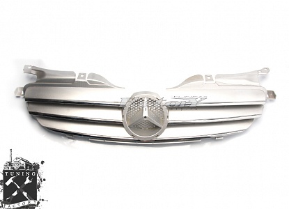 Решетка радиатора для Mercedes-Benz W170, серебро, без эмблемы
