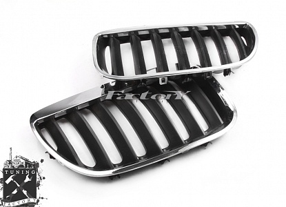 Решетка радиатора для BMW E53, хром/ черная