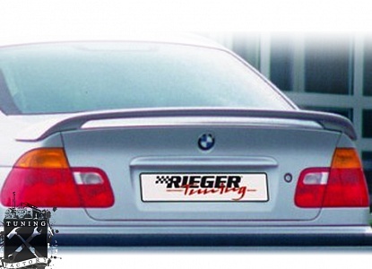 Спойлер Rieger для BMW E46 седан, пластиковый