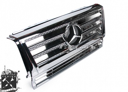 Решетка радиатора для Mercedes-Benz W463, хром